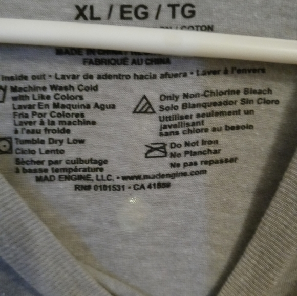 Wb LOONEY TUNES MENS GREY SHIRT XL - Picture 9 of 9